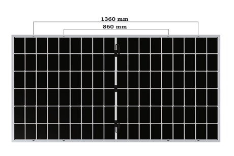 OS P 25 P-type PERC Bifacial High Efficiency Module 390~405Wp