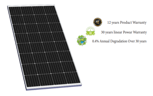 Mono Crystalline PV Module RAL-165M32M5B 165Wp/12V